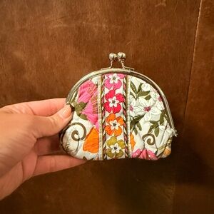 Vera Bradley “Tea Garden” Coin Purse - like new